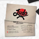 Suche nach judo visitenkarten Kampfsportlehrer