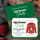 Suche nach ugly christmas sweater party einladungen Festlich
