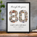 Suche nach 80 geburtstag poster Foto collage