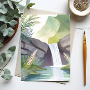 Suche nach der wasserfall postkarten Natur