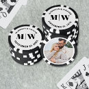 Suche nach bräutigam poker chips Schwarz und weiß