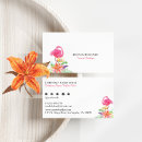 Suche nach flamingo visitenkarten Tropische blume