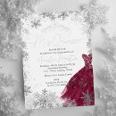 Suche nach winterthema party einladungen Quinceanera