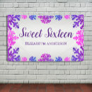 Suche nach sweet 16 banner Lila