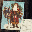 Suche nach viktorianischer weihnachtsmann postkarten Schnee