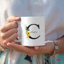 Suche nach monogramm c tassen Aquarellfarben blume