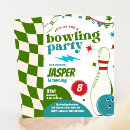 Suche nach bowling party einladungen Rot und blau