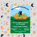Suche nach schwarze katze einladungen Kürbispflaster