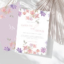 Suche nach lavender hochzeit einladungen Monogramm