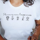 Suche nach viel glück tshirts Kalligraphie