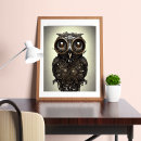 Suche nach steampunk eule poster Abstrakt