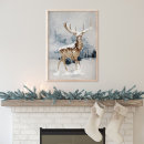 Suche nach schnee poster Reh