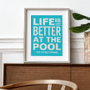 Suche nach das leben ist besser poster Typografie
