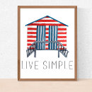 Suche nach beach huts poster Coastal