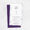 Suche nach auberginen visitenkarten Für sie