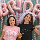 Suche nach elegante hochzeit tshirts Bride