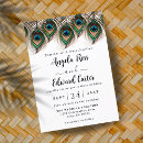 Suche nach peacock feather wedding einladungen Elegant