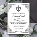 Suche nach fleur de lys einladungen Elegant