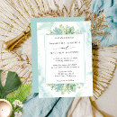 Suche nach blaue und grüne hochzeit einladungen Aquarell