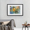 Suche nach koi malerei poster Blau