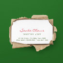 Suche nach frohe weihnachten visitenkarten Santa claus
