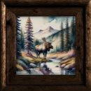 Suche nach elch poster Wald