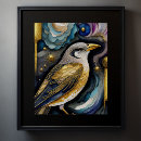 Suche nach abstrakter vogel poster Schwarz