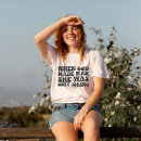 Suche nach gott spaß tshirts Frau