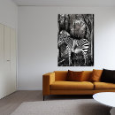 Suche nach und schwarzer zebra kunst Wildtier