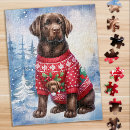 Suche nach schokoladen labrador puzzle Weihnachten