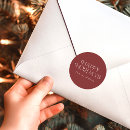 Suche nach happy holidays aufkleber Rot