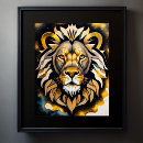 Suche nach abstrakter löwe poster Aquarell