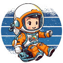 Suche nach kometen poster Astronaut