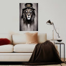 Suche nach cooler löwe poster Löwenkopf