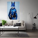 Suche nach blauer fuchs poster Schön