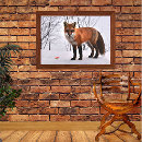 Suche nach roter fuchs poster Schnee