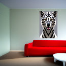 Suche nach zebrastreifen poster Schwarz weiße streifen