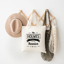 Suche nach familiennamen tote bags Typografie