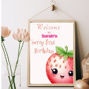 Suche nach erdbeeren poster Für sie