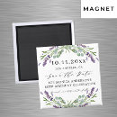 Suche nach lavendel save the date magnete Violett