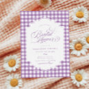 Suche nach lavender bridal shower einladungen Elegant