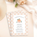 Suche nach pfirsich einladungen Babydusche