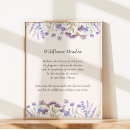 Suche nach lila wildblumen poster Elegant