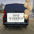 Suche nach just married hochzeitsbanner Ehe zeichen