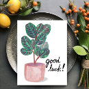 Suche nach viel glück postkarten Aquarell