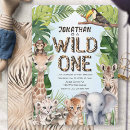 Suche nach safari 1st birthday einladungen Baby boy