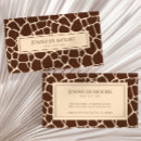 Suche nach giraffe visitenkarten Tierdruck