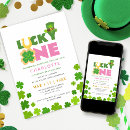 Suche nach glück einladungen Shamrocks