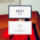 Suche nach französische mode visitenkarten Für sie