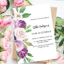 Suche nach lila blüte geburtstag einladungen Elegant